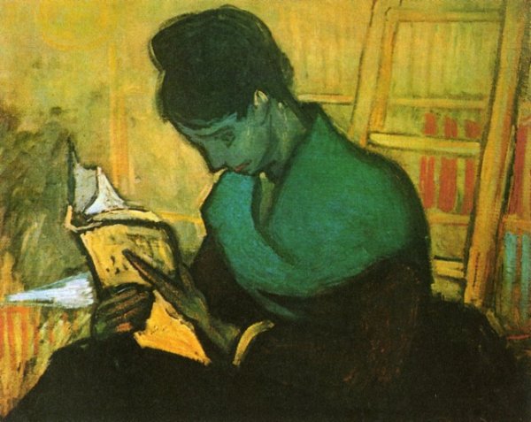 Main Product Photo of The Novel Reader Painting by Vincent van Gogh