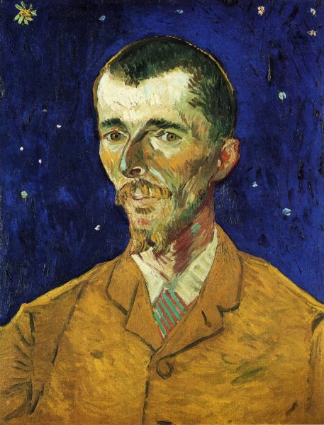 The Poet, Portrait of Eugene Boch by Vincent van Gogh - Hand-Painted Oil Painting Reproduction