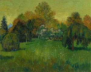The Poet's Garden by Vincent van Gogh Oil Painting