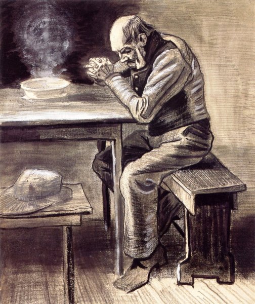 The Prayer by Vincent van Gogh - Hand-Painted Oil Painting Reproduction