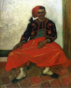 The Seated Zouave by Vincent van Gogh Oil Painting