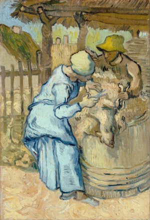 The Sheep-Shearer by Vincent van Gogh Oil Painting