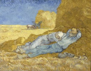 The Siesta by Vincent van Gogh Oil Painting