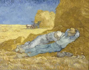 The Siesta by Vincent van Gogh Oil Painting
