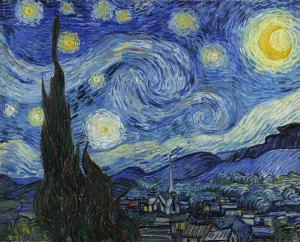 The Starry Night painting by Vincent van Gogh