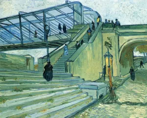 The Trinquetaille Bridge by Vincent van Gogh Oil Painting