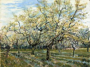 The White Orchard by Vincent van Gogh - Oil Painting Reproduction