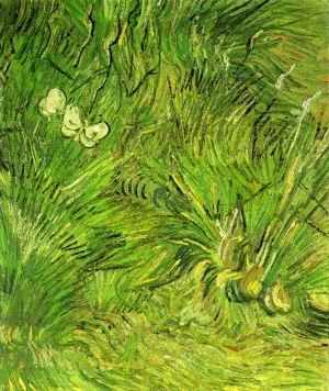Two White Butterflies Oil painting by Vincent van Gogh