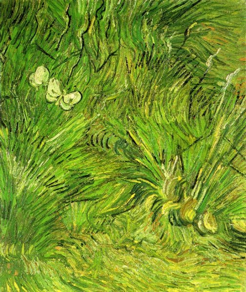 Main Product Photo of Two White Butterflies Painting by Vincent van Gogh