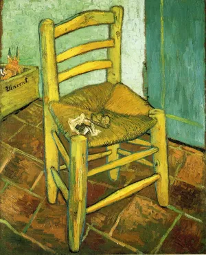 Van Gogh's Chair by Vincent van Gogh - Oil Painting Reproduction