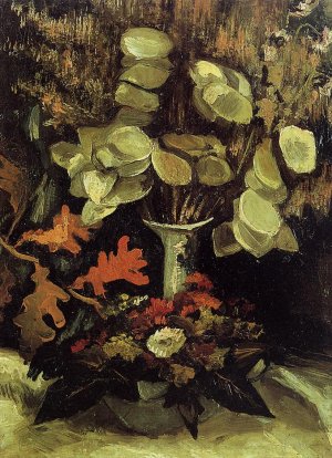 Vase with Honesty by Vincent van Gogh Oil Painting