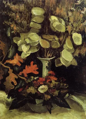 Vase with Honesty by Vincent van Gogh Oil Painting