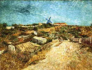Vegetable Gardens in Montmartre by Vincent van Gogh - Oil Painting Reproduction