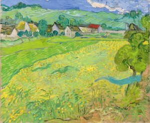 View of Vessenots Near Auvers by Vincent van Gogh Oil Painting