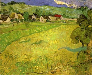 View of Vessenots near Auvers by Vincent van Gogh - Oil Painting Reproduction