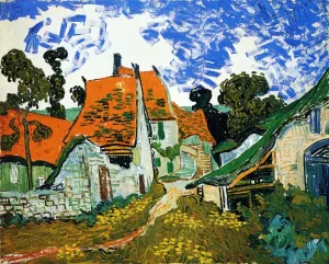 Village Street by Vincent van Gogh - Oil Painting Reproduction