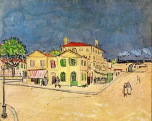 Vincent's House in Arles (also known as The Yellow House) painting by Vincent van Gogh