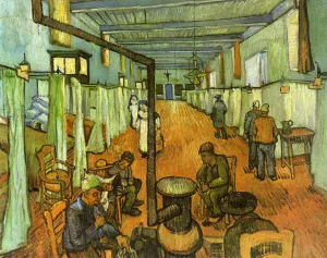 Ward in the Hospital at Arles by Vincent van Gogh Oil Painting