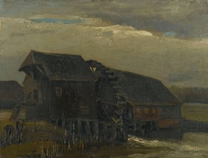 Water Mill At Opwetten by Vincent van Gogh Oil Painting
