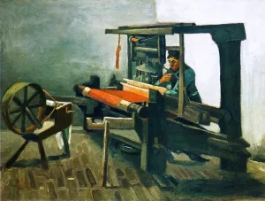 Weaver painting by Vincent van Gogh