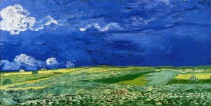 Wheatfields Under a Clouded Sky Oil painting by Vincent van Gogh