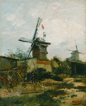 Windmills on Montmartre by Vincent van Gogh Oil Painting