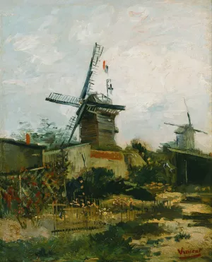 Windmills on Montmartre by Vincent van Gogh Oil Painting