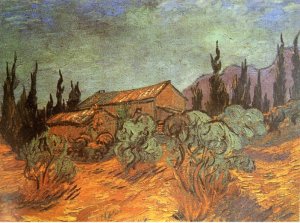 Wooden Sheds by Vincent van Gogh Oil Painting