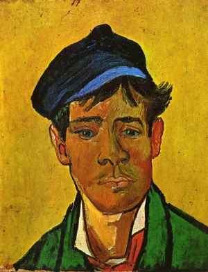 Young Man with a Cap by Vincent van Gogh - Oil Painting Reproduction