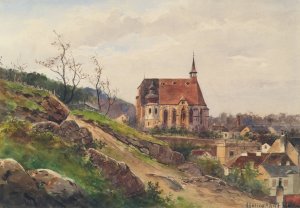 Aus Modling by Vincenz Havlicek Oil Painting