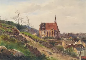 Aus Modling by Vincenz Havlicek Oil Painting