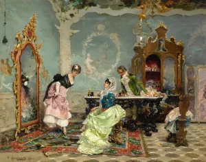A New Pair Of Shoes by Vincenzo Capobianchi Oil Painting