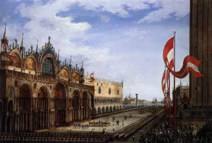 The Return of the Horses of San Marco by Vincenzo Chilone - Oil Painting Reproduction