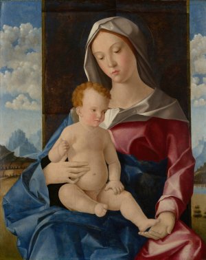 Madonna and Child by Vincenzo Di Biagio Catena Oil Painting
