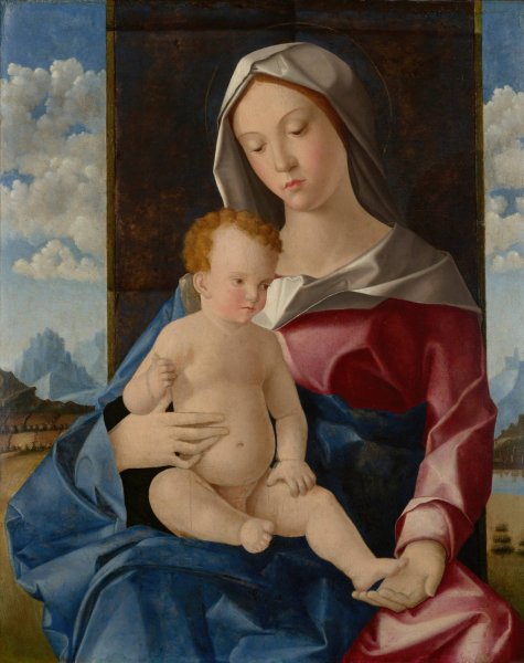 Main Product Photo of Madonna and Child  Painting by Vincenzo Di Biagio Catena