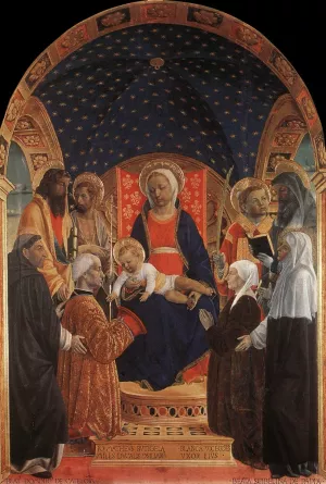 Bottigella Altarpiece by Vincenzo Foppa - Oil Painting Reproduction