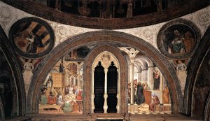 Miracle of the Cloud and Miracle of the False Madonna by Vincenzo Foppa Oil Painting