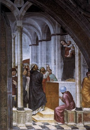 Miracle of the False Madonna by Vincenzo Foppa Oil Painting