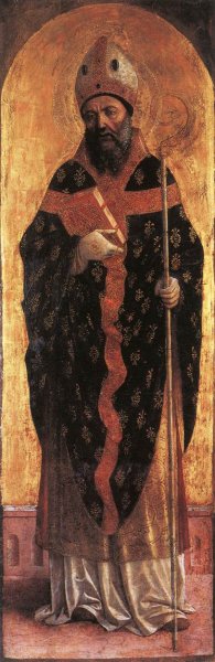 St Augustine by Vincenzo Foppa Oil Painting