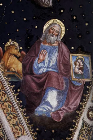 St Luke painting by Vincenzo Foppa
