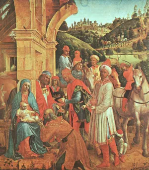 The Adoration of the Kings painting by Vincenzo Foppa