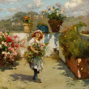 Primavera Oil painting by Vincenzo Irolli