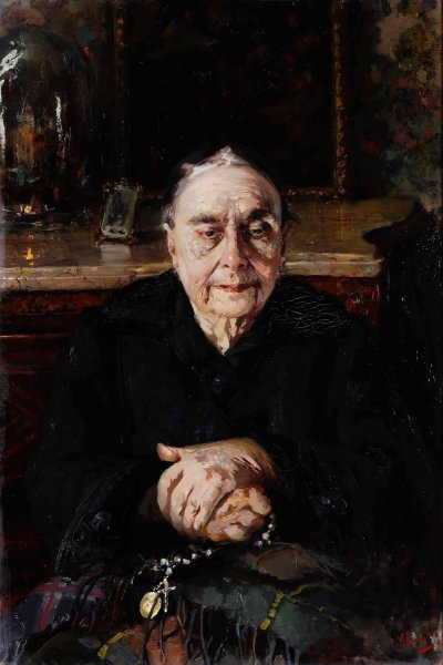 Main Product Photo of Ritratto di Rachele Pisani Pellegrino Painting by Vincenzo Irolli