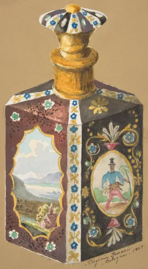 Design for a Decanter Oil painting by Virginia Ferrari