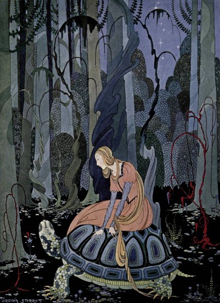 They were three months passing through the forest  by Virginia Frances Sterrett - Hand-Painted Oil Painting Reproduction