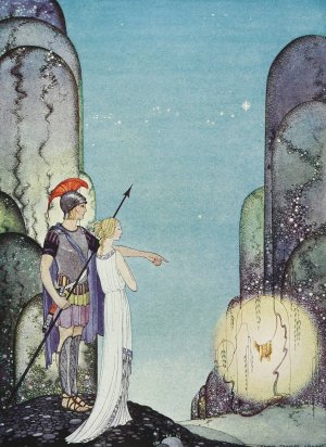 What is it, asked Jason by Virginia Frances Sterrett Oil Painting