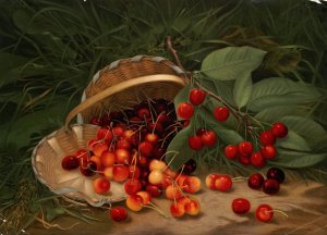 Cherries by Virginia Granberry Oil Painting