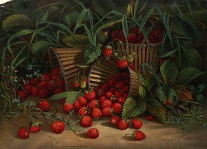 Strawberries by Virginia Granberry Oil Painting