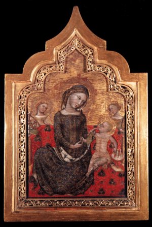 Madonna dell'Umilta by Vitale Da Bologna Oil Painting