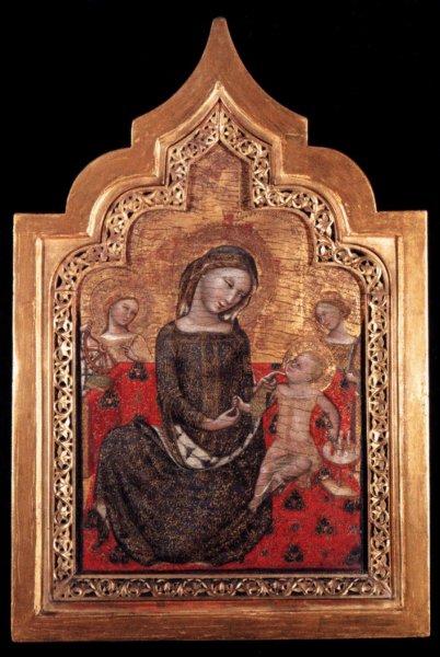 Madonna dell'Umilta by Vitale Da Bologna - Hand-Painted Oil Painting Reproduction